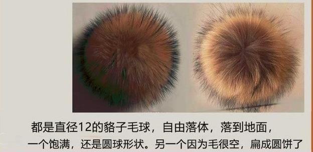 采购部进的狐狸毛球挂件，有的密密实实有的稀稀拉拉，为什么？-768